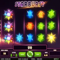 Cazeus - Starburst Slot Game - Online Casino