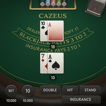 Cazeus - Blackjack Table Game - Online Casino