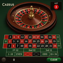 Cazeus - Roulette Table Game - Online Casino